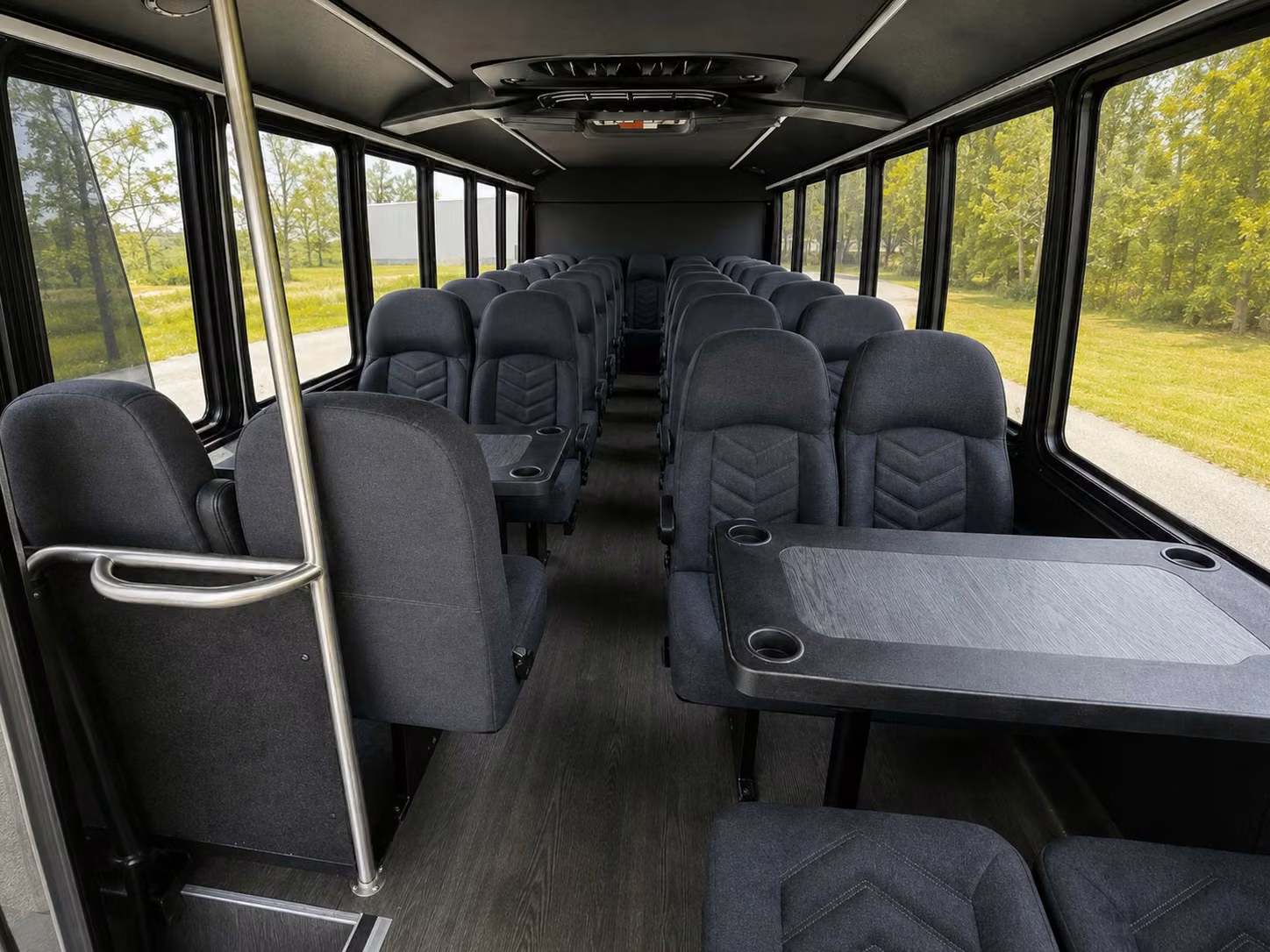 18 passenger minibus inside