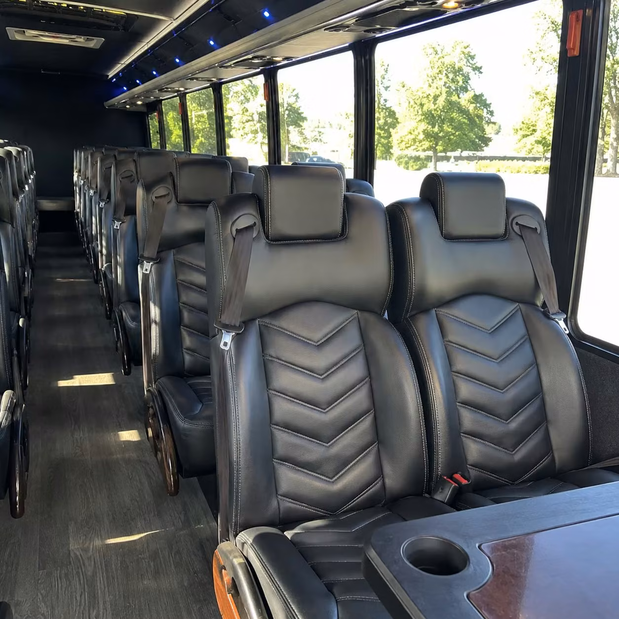 25 passenger minibus inside