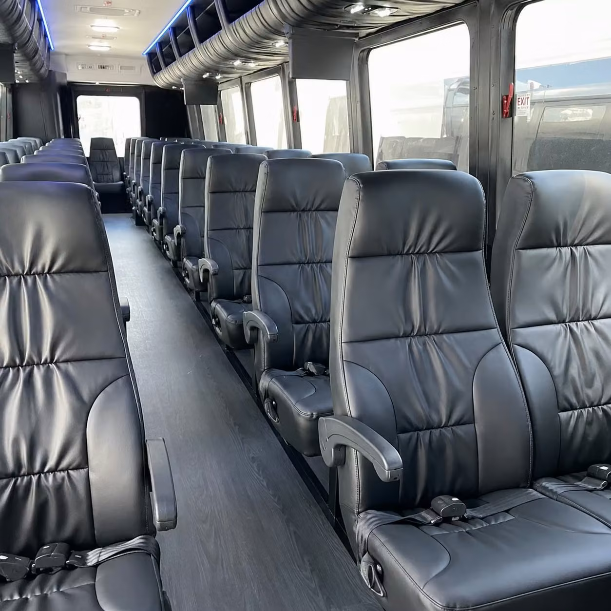 35 passenger minibus inside