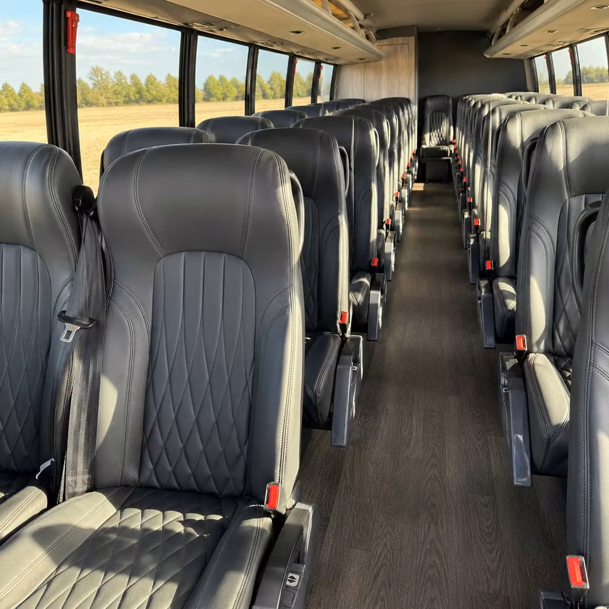 35 passenger minibus interior