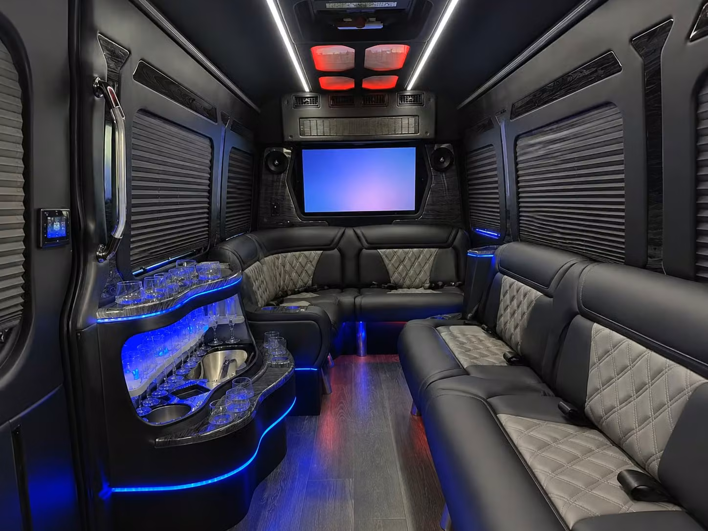 bus rental options for sunrise trips