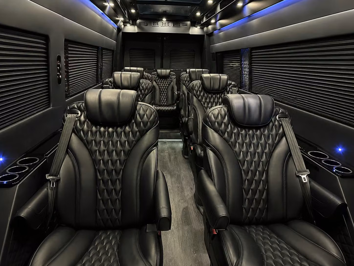 sprinter van with driver inside
