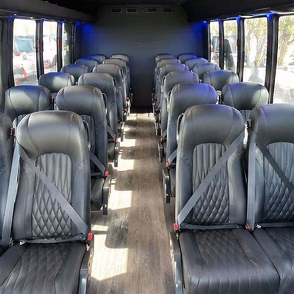 sunrise 25 passenger minibus rental