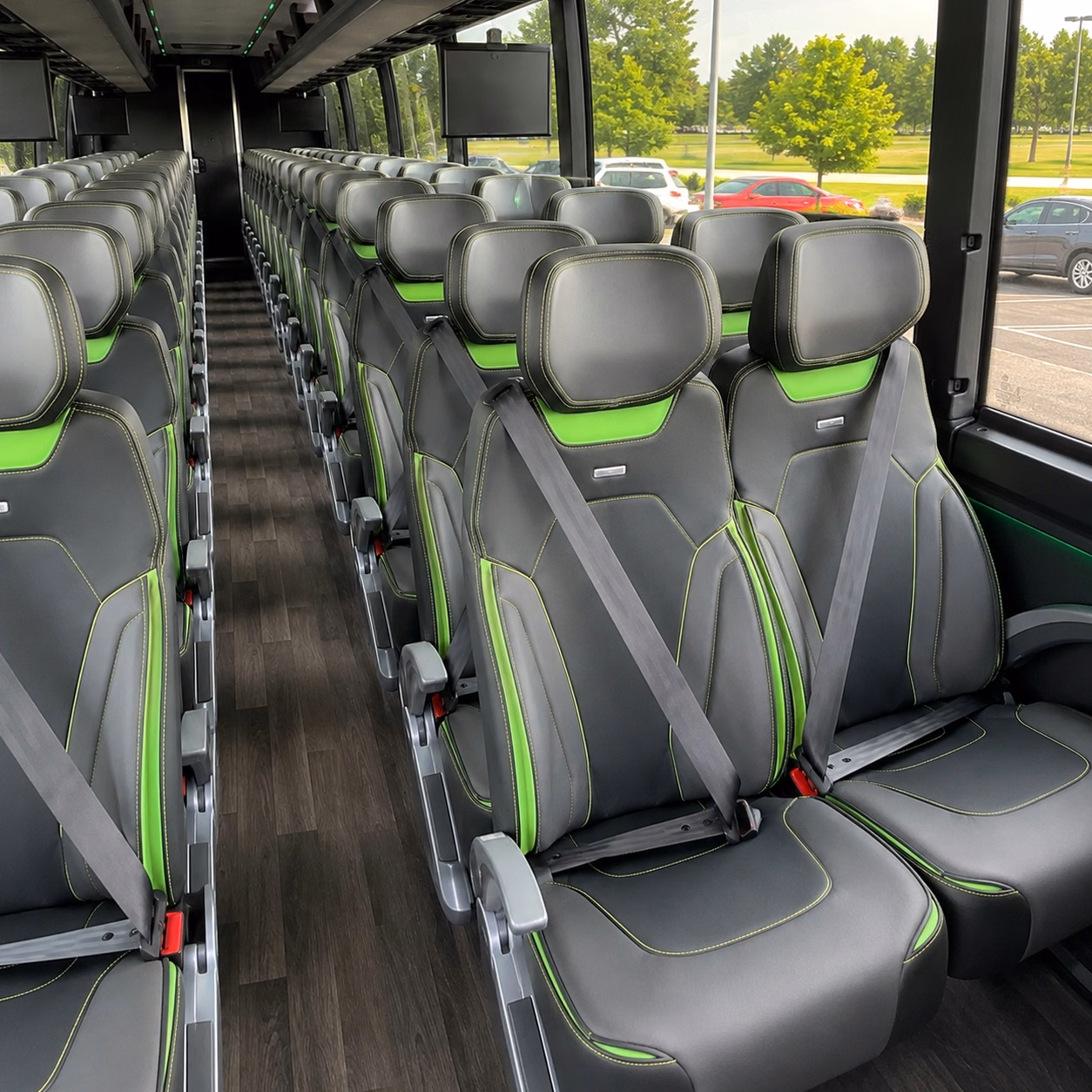 sunrise charter bus interior gallery