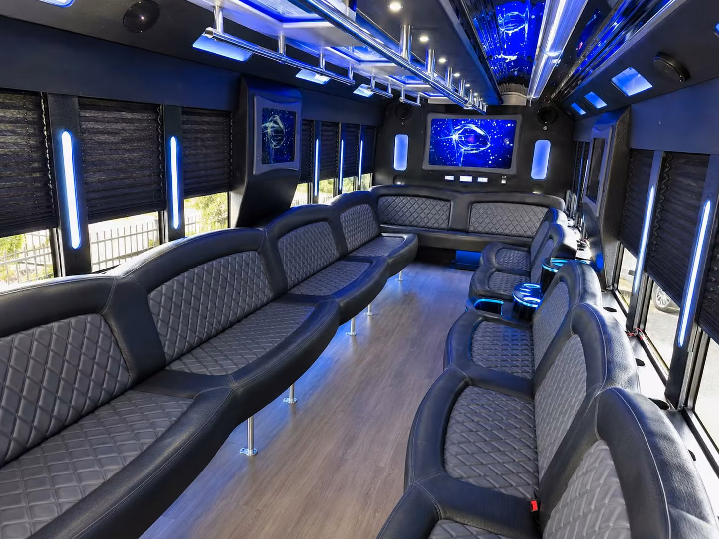 sunrise prom party buses that keep the night going before you even arrive