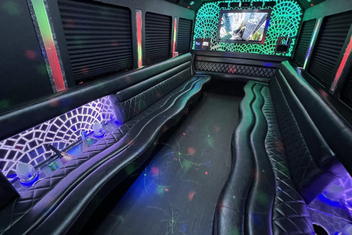 Sunrise Limo Bus Interior
